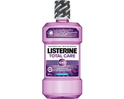 Listerine - Mondwater - Mondspoeling - Total Care 6 in 1 - Complete 6-Voudige Werking - Clean Mint Smaak - 2 x 500 ml