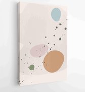 Abstract art nature background vector. Modern shape line art wallpaper 1 - Moderne schilderijen – Vertical – 1934300813 - 50*40 Vertical