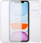 Voor iPhone 11 PC + TPU Ultradunne dubbelzijdige all-inclusive transparante hoes