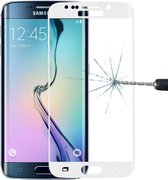 Voor Galaxy S6 Edge + / G928 0.3mm 9H oppervlaktehardheid 3D explosiebestendig Ingekleurd galvaniseren Gehard glas Volledig scherm film (wit)