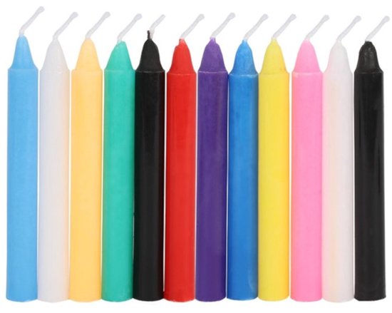 Something Different - Mixed Spell Kaars - Set van 12 - Multicolours