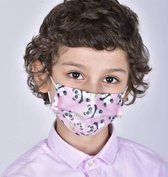Kinder mondmasker Wegwerp 50 stuks Panda - Rose