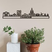 Skyline Zaandam zwart mdf (hout) - 60cm - City Shapes wanddecoratie