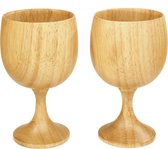 EAGLE Products Houten wijnglazen (2 stuks)