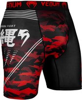 Venum Okinawa 2.0 Compression Short Zwart Wit Rood XXL - Jeans Maat 38