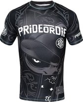PRiDE or DiE STAND STRONG Rash Guard S/S Compression Shirt Maat - XL