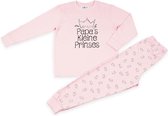 Fun2wear - kraamcadeau - baby/peuter - pyjama - Papa's kleine prinses - roze - maat 74