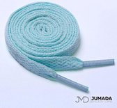 Lacets Jumada - Lacets pour baskets - Lacets - Lacets - Plat - 100cm - Bleu clair