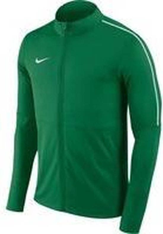 Nike Dry Park 18 Trainingsjas Heren Trainingsjas - Maat XXL - Mannen - groen/wit