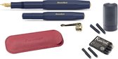 Kaweco Cadeauset 2 (5delig) Sport Classic Navy Fountain Pen - Breed