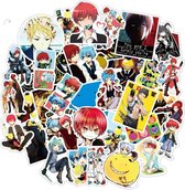 Mix van 50st Unieke Assasination Classroom  Anime Cartoon Stickers
