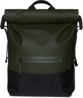 Rains - Buckle Rolltop Rucksack - Green - Unisex - One Size