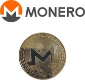 Blockchain Cryptocurrency Monero Metalen Muntenverzameling