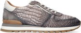 Giorgio 87520 Lage sneakers - Leren Sneaker - Heren - Grijs - Maat 45