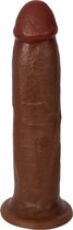 8 Inch Dong - Brown - Realistic Dildos -
