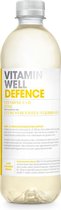 Vitamin Well Defence Citrus/Elderflower 500ml - 12 Stuks Voordeelpakket - 12x 500 ml - Sportdrank