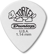 Dunlop White Jazz III Pick 1.14 mm 6-pack plectrum