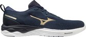 Mizuno Wave Revolt  Sportschoenen - Maat 40 - Mannen - Navy/Goud