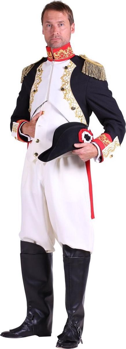 Napoleon Kostuum Heren - Carnaval - Admiraal - Jas - Vest - Broek - Maat XL