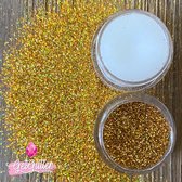 GetGlitterBaby Poeder Festival Glitters voor Lichaam en Gezicht / Face Body Glitter - Goud en Glitter Huidlijm