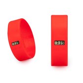 TOO LATE Silicone horloge ORIGINAL CORAL RED L