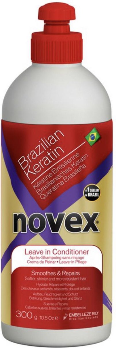 novex brazillian keratin leave in conditioner 300 gram