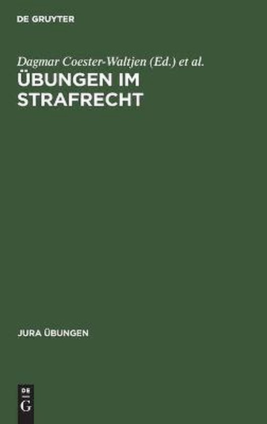 Jura Übungen- Übungen Im Strafrecht - cover