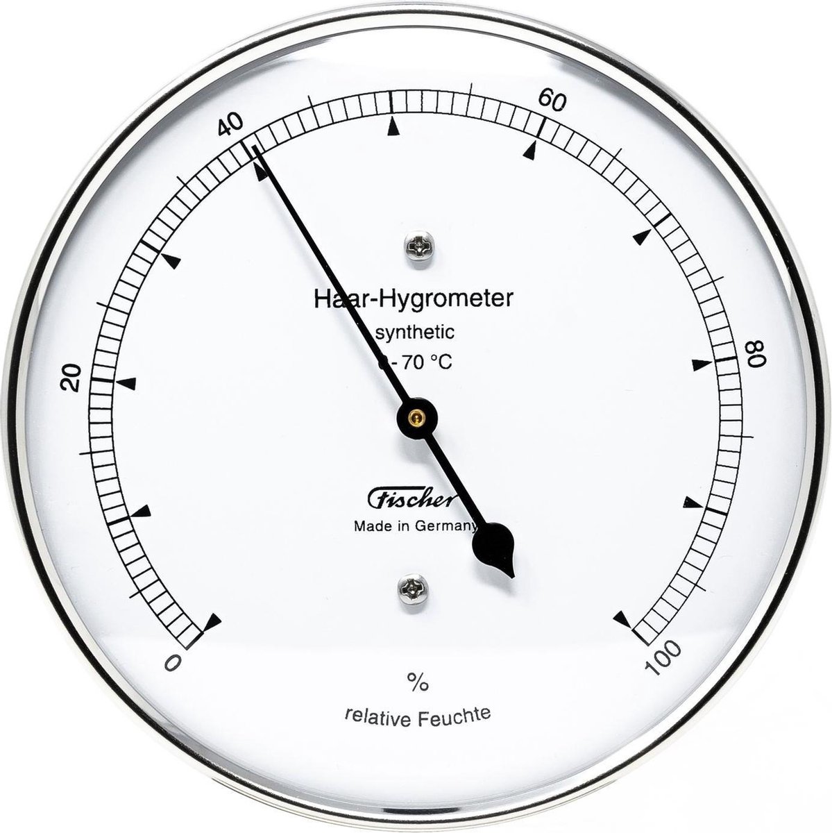 Fischer | Haarhygrometer synthetisch ø 103 mm - RVS