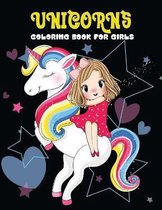 Unicorns coloring book for girls