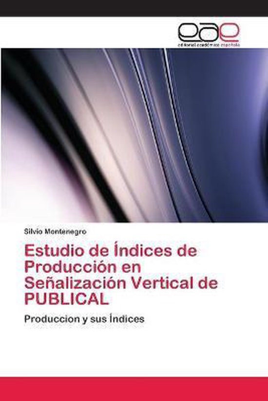 Estudio de Índices de Producción en Señalización Vertica ... - cover