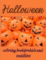 halloween coloring book for kids and toddlers