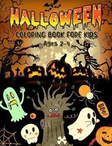 Halloween Coloring Book For Kids Ages 2-4