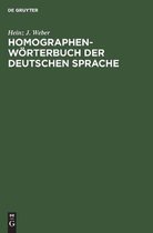 Homographen-Wörterbuch Der Deutschen Sprache