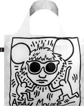 LOQI Museum Collection - Opvouwbare Draagtas Keith Haring - Opvouwbare Shopper - Foldable Bag Keith Haring Andy Mouse