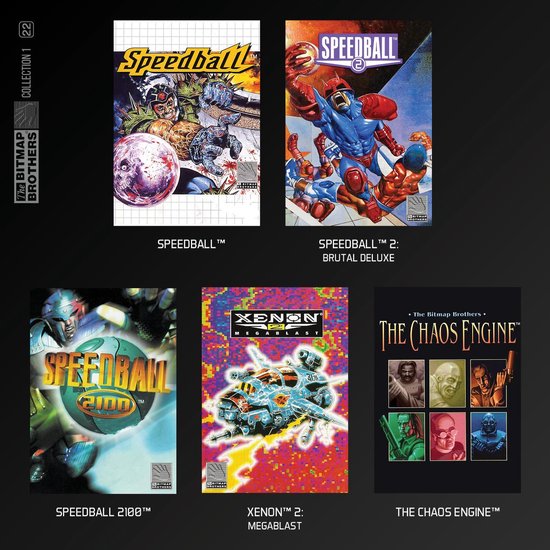 Evercade Bitmap Brothers - Cartridge 1