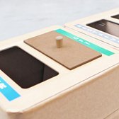 Afvalbak karton optioneel duo afdichtingsdeksel (zonder afvalbak)