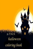 51 pack halloween coloring books