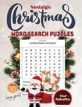 Nostalgic christmas word search puzzles large print for Adults Volume10
