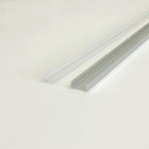 1m aluminium profiel voor ledstrip - ondoorzichtige witte kap
