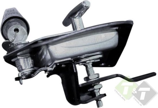 Kofferslot RVS met rubber afdekring