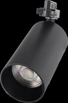 LED Railspot 32W 38 ° Eenfasig ZWART - Wit licht