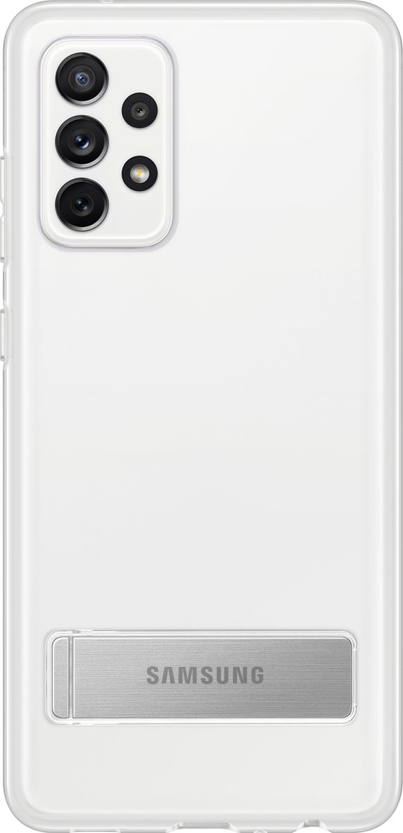 Samsung Clear Standing Hoesje - Samsung Galaxy A72 - Transparant