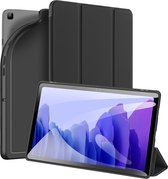Accezz Tablet Hoes Geschikt voor Samsung Galaxy Tab A7 - Accezz Smart Silicone Bookcase - Zwart
