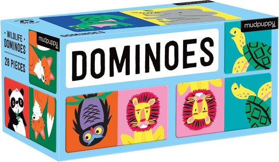 Boek: Jungle domino spel - Mudpuppy, geschreven door Mudpuppy