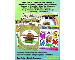 Box Set Set Children's Books: Snake Picture Book - Frog Picture Book - Humor Unicorns - Funny Cat Book For Kids Dog Humor: 5 In 1 Box Set