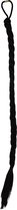Jessidress® Elastiekje Sterke haar elastiek met lange gevlochten synthetische haren 70 cm - Zwart