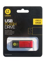 Lesenz USB-Stick 3.0 - 64GB - Rood