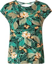 YESTA Lieselot Jersey Shirt - Jungle Green/MultiCo - maat X-0(44)