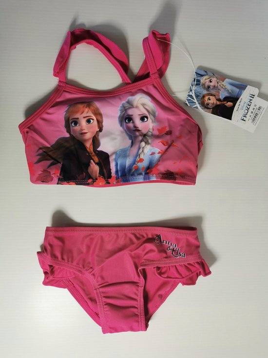 stapel Beschrijven Verkeerd Disney Frozen II bikini Elsa&Anna Roze maat 134 8jaar | bol.com