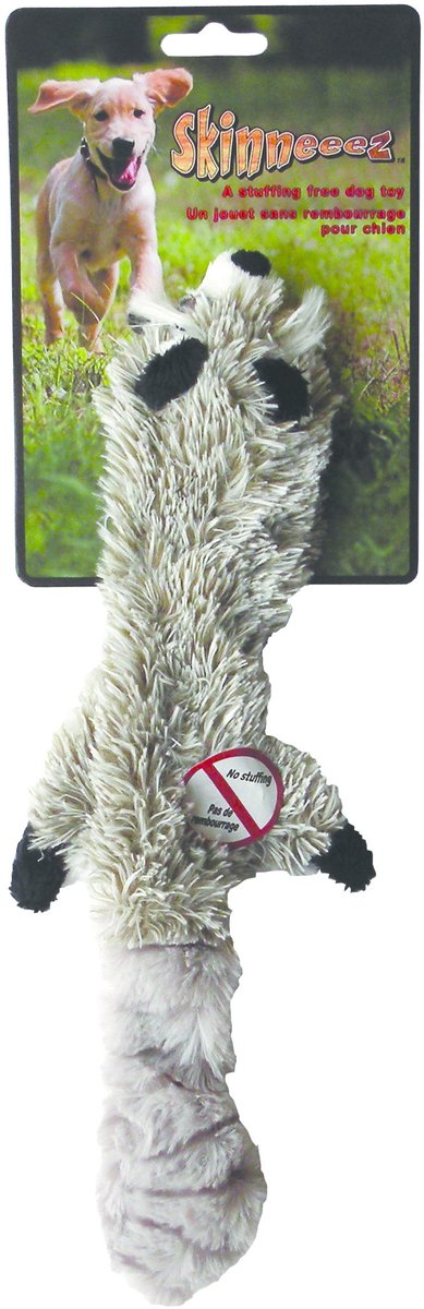 Pluche Skinneeez Racoon - 38 cm